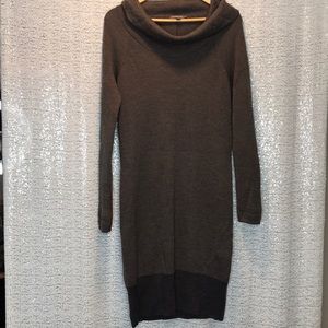 Chocolate Knit Sweater Dress